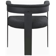 Meridian Furniture Romeo Black Boucle Fabric Dining Chair (Set of 2)