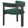 Meridian Furniture Romeo Green Boucle Fabric Dining Chair (Set of 2)