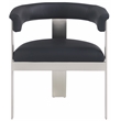 Meridian Furniture Romeo Black Vegan Leather Dining Chair (Set of 2)