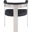 Meridian Furniture Romeo Black Vegan Leather Dining Chair (Set of 2)