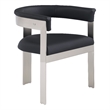 Meridian Furniture Romeo Black Vegan Leather Dining Chair (Set of 2)