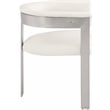 Meridian Furniture Romeo Cream Vegan Leather Dining Chair (Set of 2)