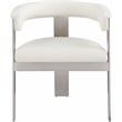 Meridian Furniture Romeo Cream Vegan Leather Dining Chair (Set of 2)
