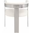 Meridian Furniture Romeo Cream Vegan Leather Dining Chair (Set of 2)