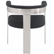 Meridian Furniture Romeo Black Boucle Fabric Dining Chair (Set of 2)