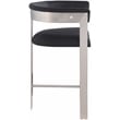 Meridian Furniture Romeo Black Vegan Leather Counter Stool (Set of 2)