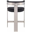 Meridian Furniture Romeo Black Vegan Leather Counter Stool (Set of 2)