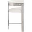 Meridian Furniture Romeo Cream Vegan Leather Counter Stool (Set of 2)