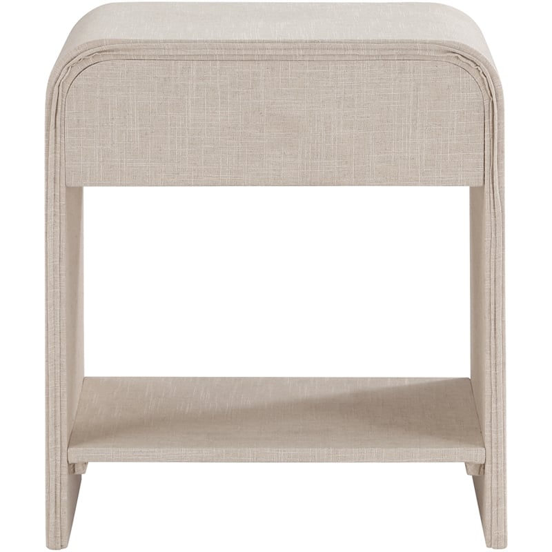 Meridian Furniture Medley Cream Night Stand / Side Table