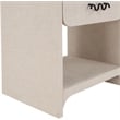 Meridian Furniture Medley Cream Night Stand / Side Table