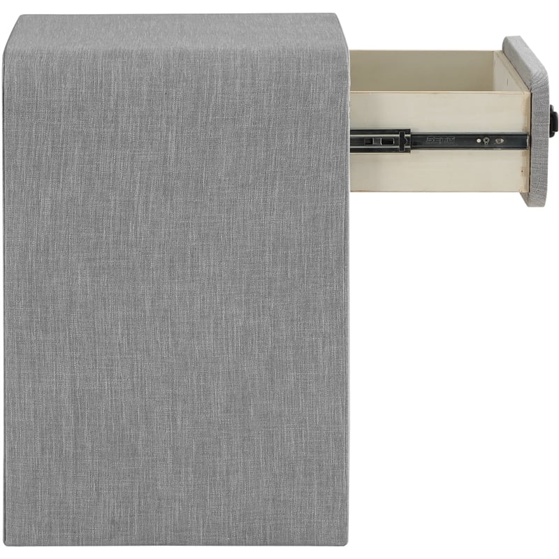 Meridian Furniture Medley Grey Night Stand / Side Table