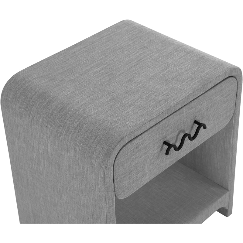 Meridian Furniture Medley Grey Night Stand / Side Table