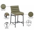 Meridian Furniture Burke Green Vegan Leather Counter Stool