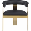 Meridian Furniture Romeo Black Vegan Leather Dining Chair (Set of 2)