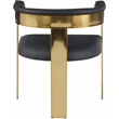 Meridian Furniture Romeo Black Vegan Leather Dining Chair (Set of 2)