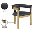 Meridian Furniture Romeo Black Vegan Leather Dining Chair (Set of 2)