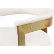 Meridian Furniture Romeo Cream Vegan Leather Dining Chair (Set of 2)