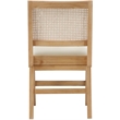 Meridian Furniture Abby Cream Vegan Leather Dining Side Chair (Set of 2)