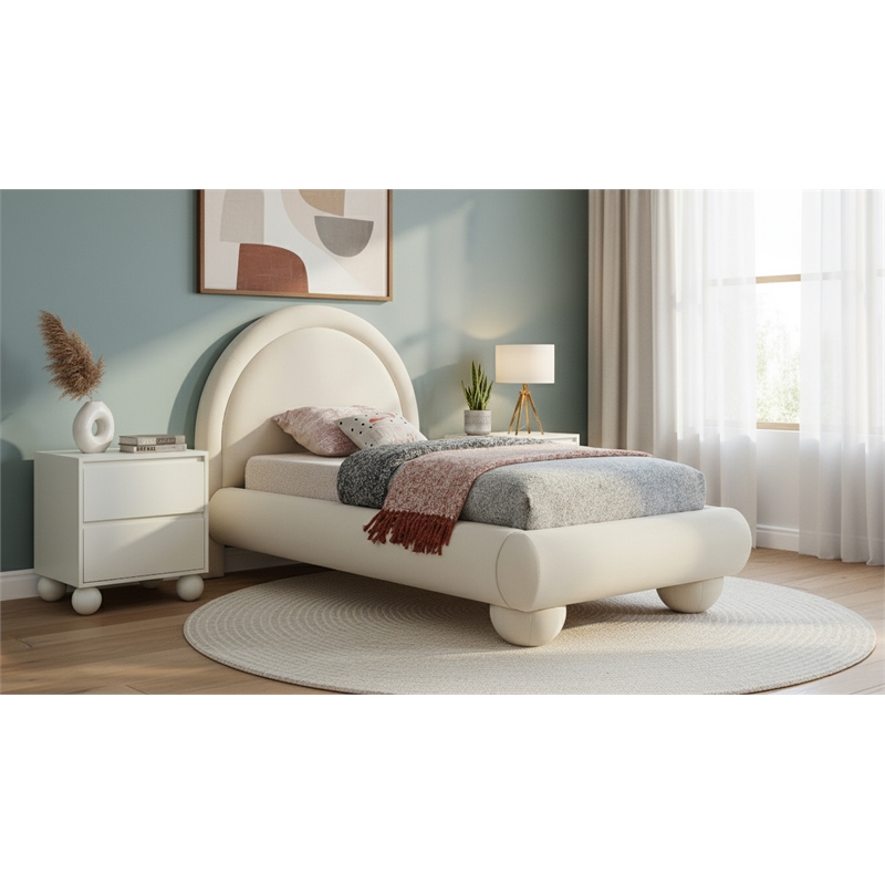 Meridian Furniture Kent Cream Night Stand