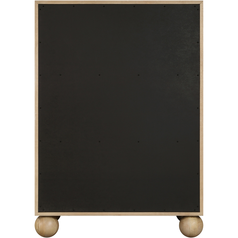 Meridian Furniture Kent Natural Solid Ash Wood Chest