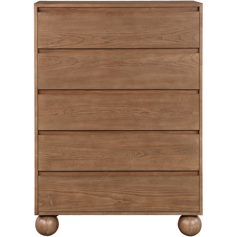 Meridian Furniture Kent Walnut Solid Ash Wood Chest