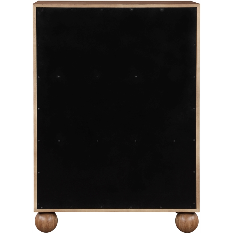 Meridian Furniture Kent Walnut Solid Ash Wood Chest