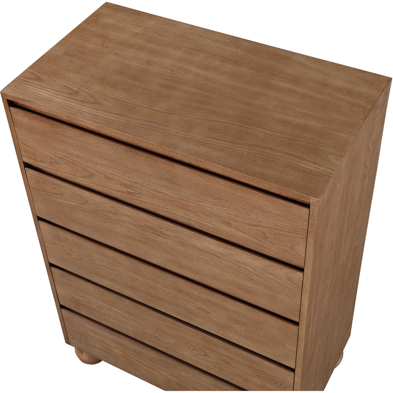 Meridian Furniture Kent Walnut Solid Ash Wood Chest