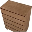 Meridian Furniture Kent Walnut Solid Ash Wood Chest