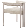 Meridian Furniture Marcello Beige Velvet Dining Chair (Set of 2)