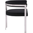 Meridian Furniture Marcello Black Velvet Dining Chair (Set of 2)