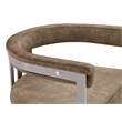 Meridian Furniture Marcello Brown Velvet Dining Chair (Set of 2)