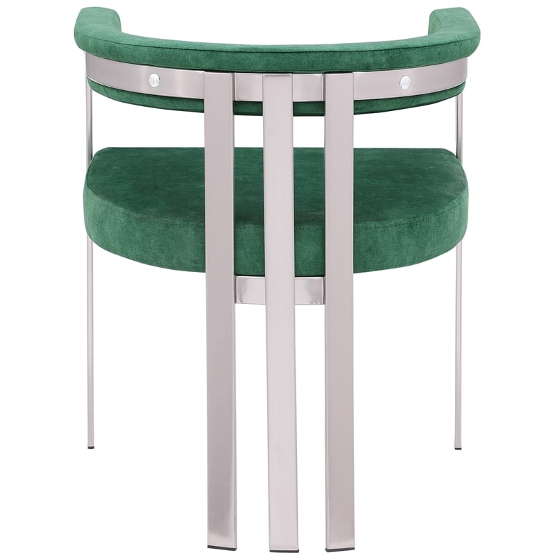 Meridian Furniture Marcello Green Velvet Dining Chair (Set of 2)
