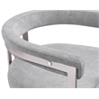 Meridian Furniture Marcello Grey Velvet Dining Chair (Set of 2)
