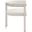 Meridian Furniture Marcello Stone Velvet Dining Chair (Set of 2)