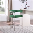 Meridian Furniture Marcello Green Velvet Counter Stool (Set of 2)