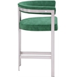 Meridian Furniture Marcello Green Velvet Counter Stool (Set of 2)