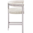 Meridian Furniture Marcello Stone Velvet Counter Stool (Set of 2)