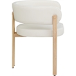 Meridian Furniture Gideon Cream Vegan Leather Dining Chair (Set of 2)