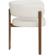 Meridian Furniture Gideon Cream Vegan Leather Dining Chair (Set of 2)