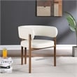 Meridian Furniture Gideon Cream Vegan Leather Dining Chair (Set of 2)