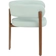 Meridian Furniture Gideon Mint Green Vegan Leather Dining Chair (Set of 2)