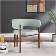 Meridian Furniture Gideon Mint Green Vegan Leather Dining Chair (Set of 2)