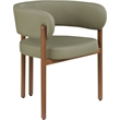 Meridian Furniture Gideon Olive Green Vegan Leather Dining Chair (Set of 2)