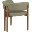 Meridian Furniture Gideon Olive Green Vegan Leather Dining Chair (Set of 2)