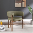 Meridian Furniture Gideon Olive Green Vegan Leather Dining Chair (Set of 2)