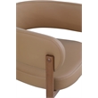 Meridian Furniture Gideon Tan Vegan Leather Dining Chair (Set of 2)