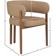 Meridian Furniture Gideon Tan Vegan Leather Dining Chair (Set of 2)