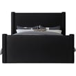 Meridian Furniture Elias Black Velvet King Bed