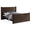 Meridian Furniture Elias Brown Velvet Full Bed