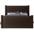 Meridian Furniture Elias Brown Velvet King Bed